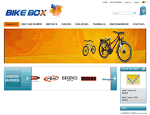 Tablet Screenshot of bike-box.de